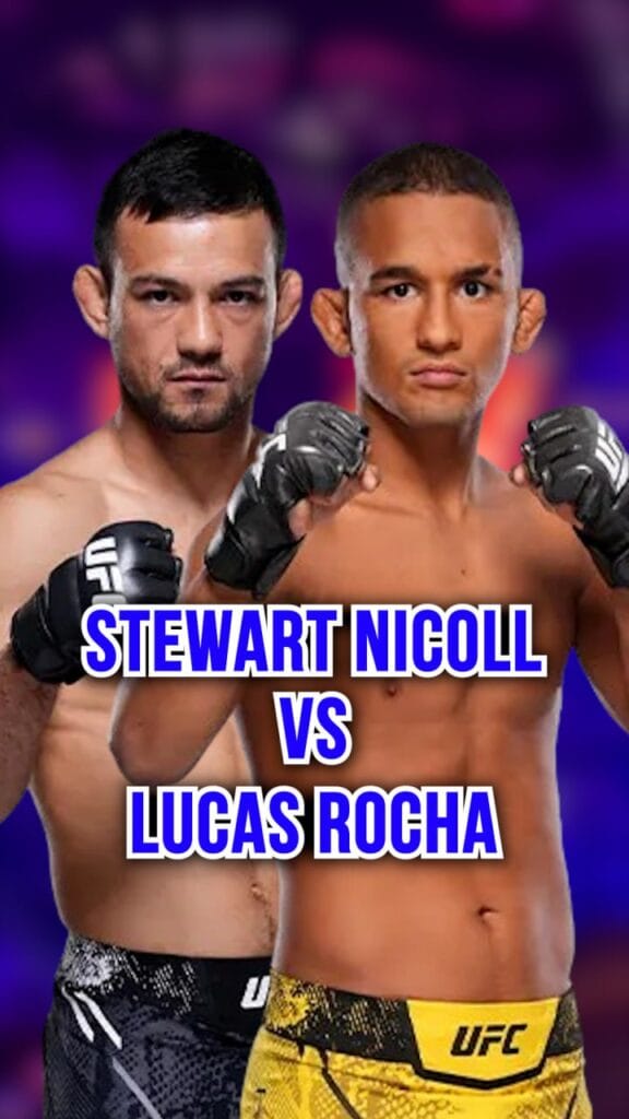 Stewart Nicoll vs Lucas Rocha UFC Fight Night October 12