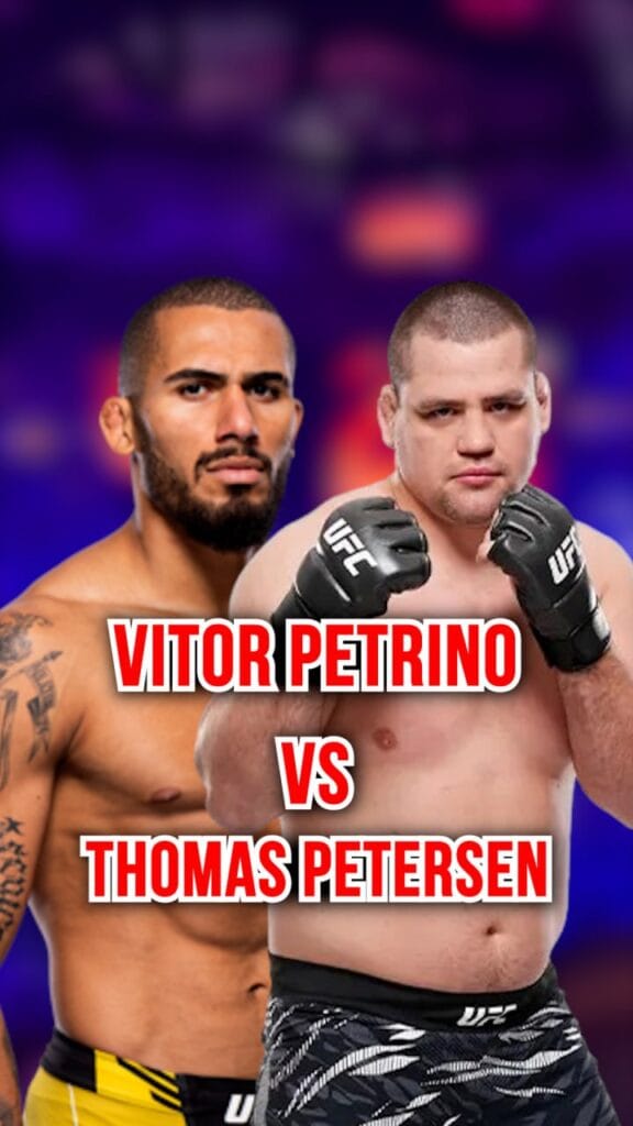 Vitor Petrino vs Thomas Petersen UFC Fight Night