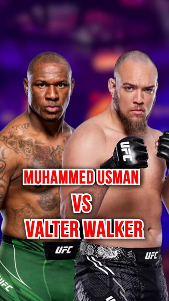Mohammed Usman vs Valter Walker UFC Fight Night October 12