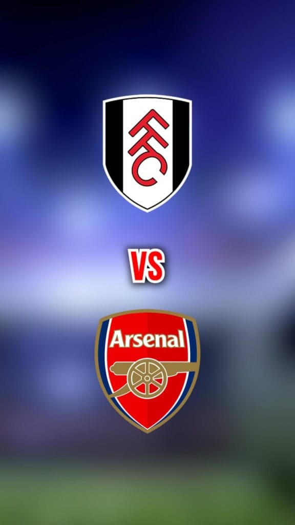 Fulham vs Arsenal FIFA match promotional graphic