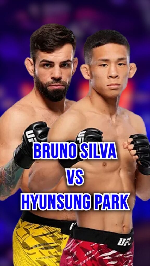Bruno Silva vs Hyunsung Park UFC Fight Night – Stay Tuned with Zyra IPTV 1 Bruno Silva vs Hyunsung Park UFC Fight Night promotional graphic